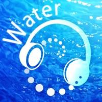 ゆっくり流れる小川の水中音