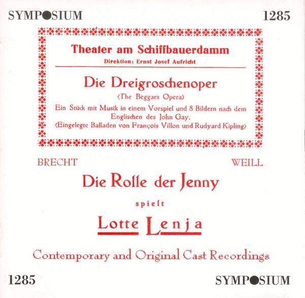 Die Dreigroschenoper (The Threepenny Opera) (excerpts)