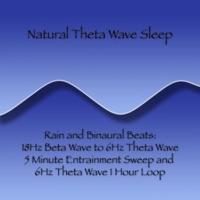 Rain and Binaural Beats: 18Hz Beta Wave to 6Hz Theta Wave 5 Minute Entrainment Sweep and 6Hz Theta Wave 1 Hour Loop