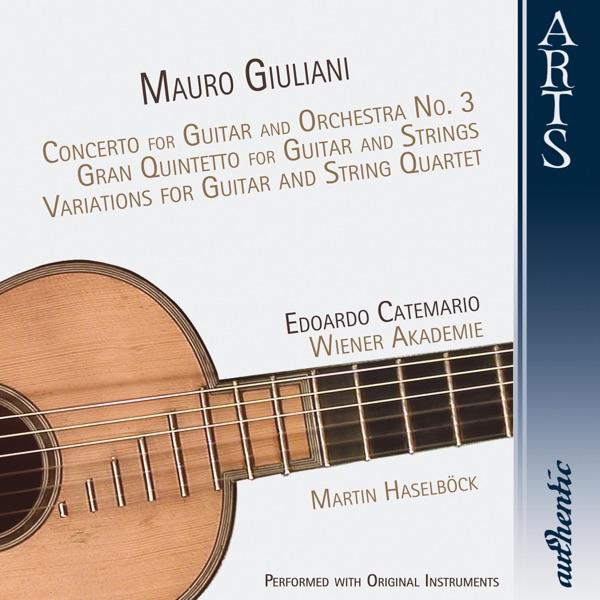 Variations Sur un Valse Favori, for Guitar "Terzina" and String Quartet Op. 103: Variations (Giuliani)