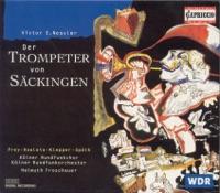 Der Trompeter von Sackingen, Act I: Darum greif nach der Trompete … (Conradin, Werner, Landsknechte, Students) - Haltet ein! [Rector magnificus, Students, Werner]