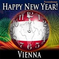 Happy New Year Vienna with Countdown and Auld Lang Syne