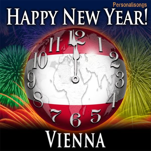 Happy New Year Vienna with Countdown and Auld Lang Syne