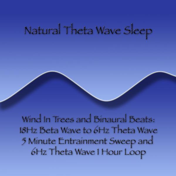 Wind and Binaural Beats: 18Hz Beta Wave to 6Hz Theta Wave 5 Minute Entrainment Sweep and 6Hz Theta Wave 1 Hour Loop