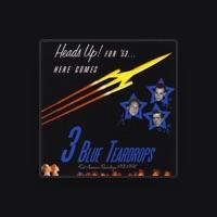 Three Blue Teardrops