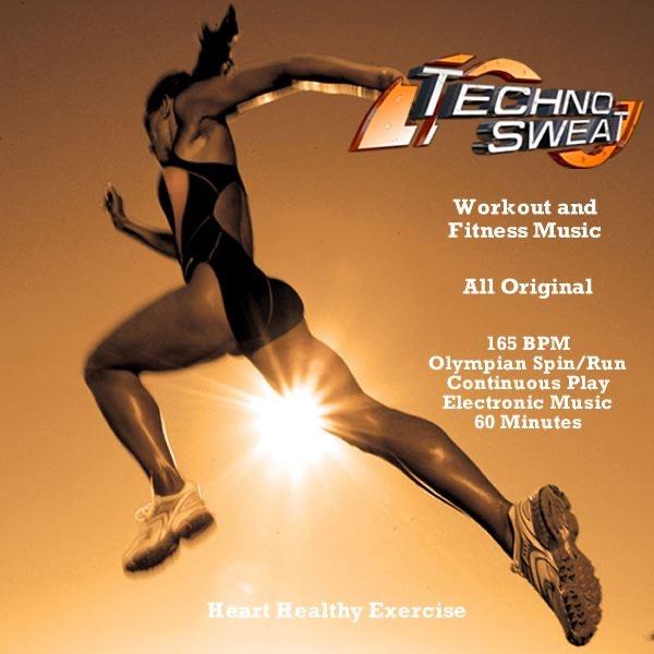 Techno Sweat Workout Music - Olympian Spin/Run - 165 BPM (60 Minute Long Master)